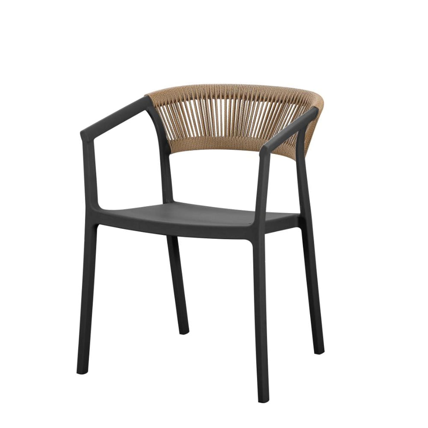 Silla Bali 75X53X56 Rta Negro