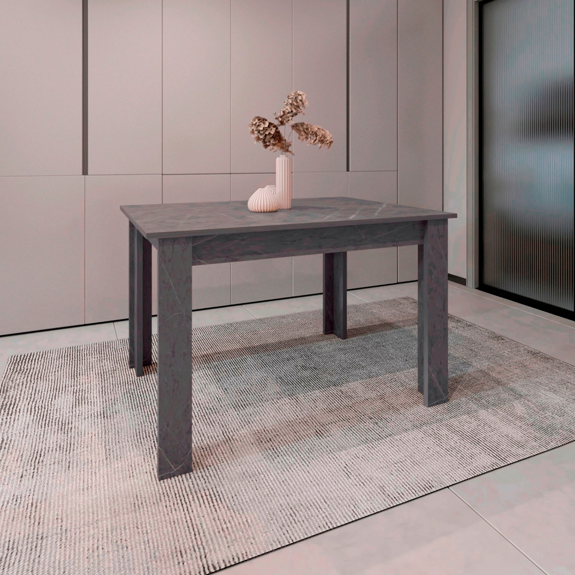 Mesa Comedor Portofino 120 75X120X88 Rta Onix