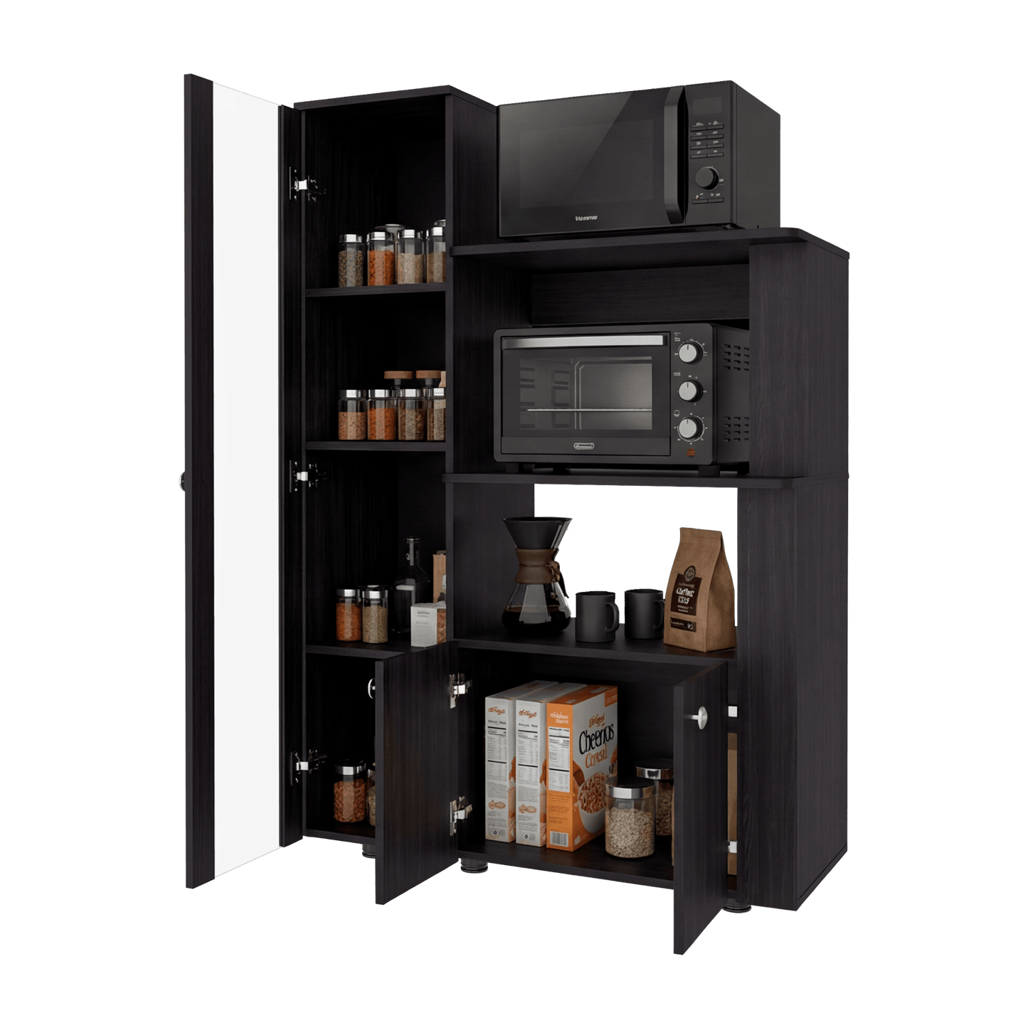 Alacena Aldan 142X96X41 Rta Wengue Zf