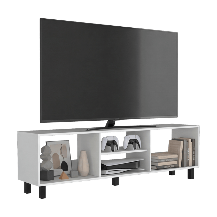 Rack De Tv Tunez Plus 47X160X35 Rta Blanco Zf