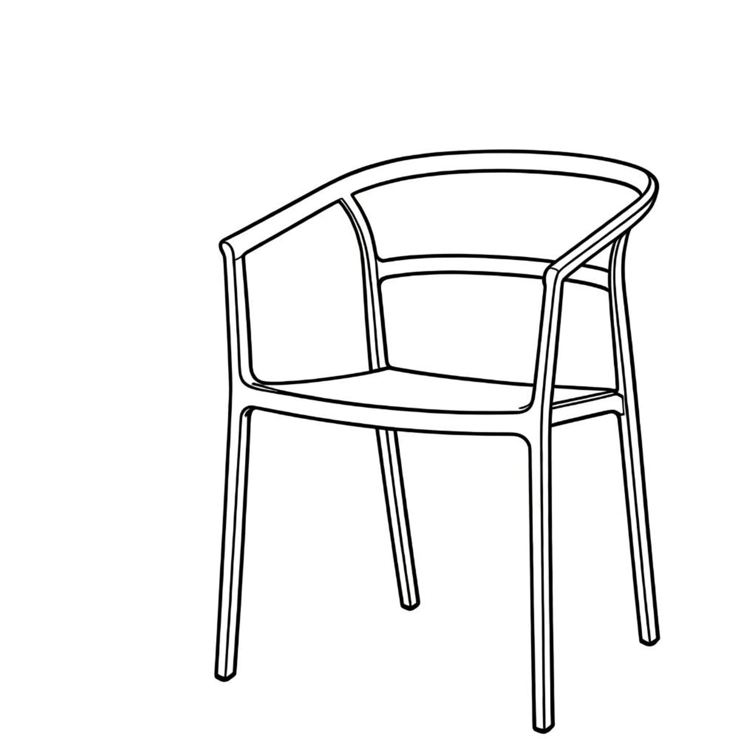 Silla Porto 75X56X53 Rta Taupe