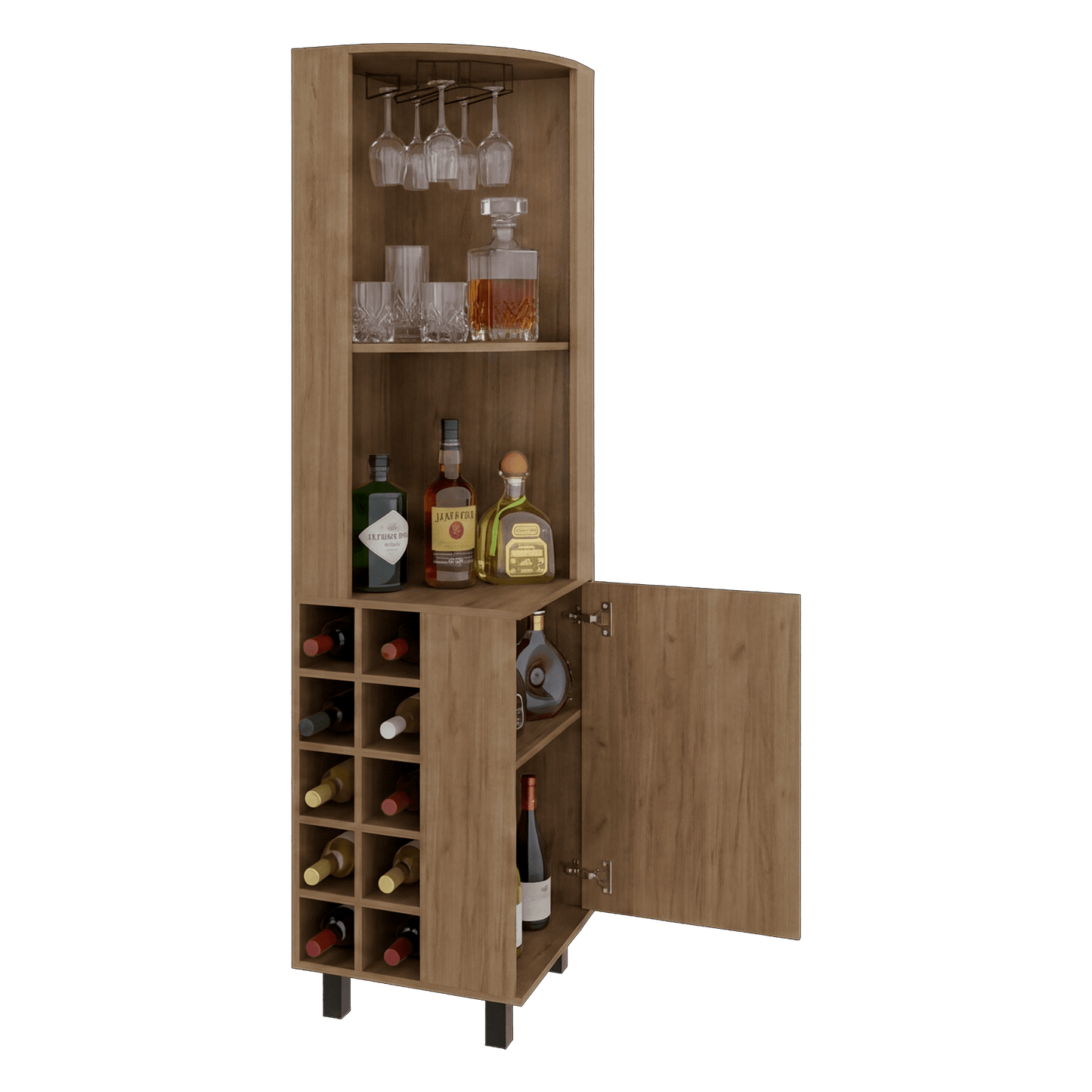 Bar Esquinero Kaia 180X45X45 Rta Fresno Zf