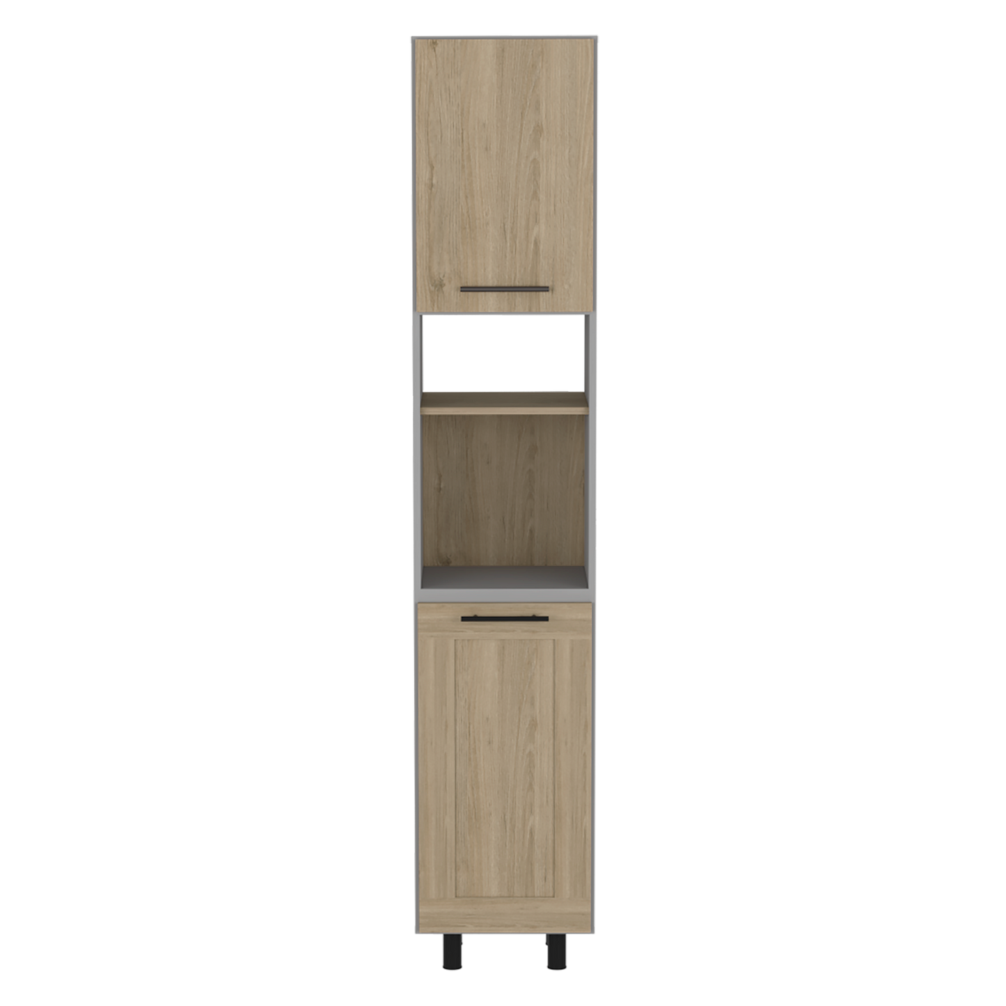 Alacena Kitchen 200X40 Hasselt Rta Rovere Gris