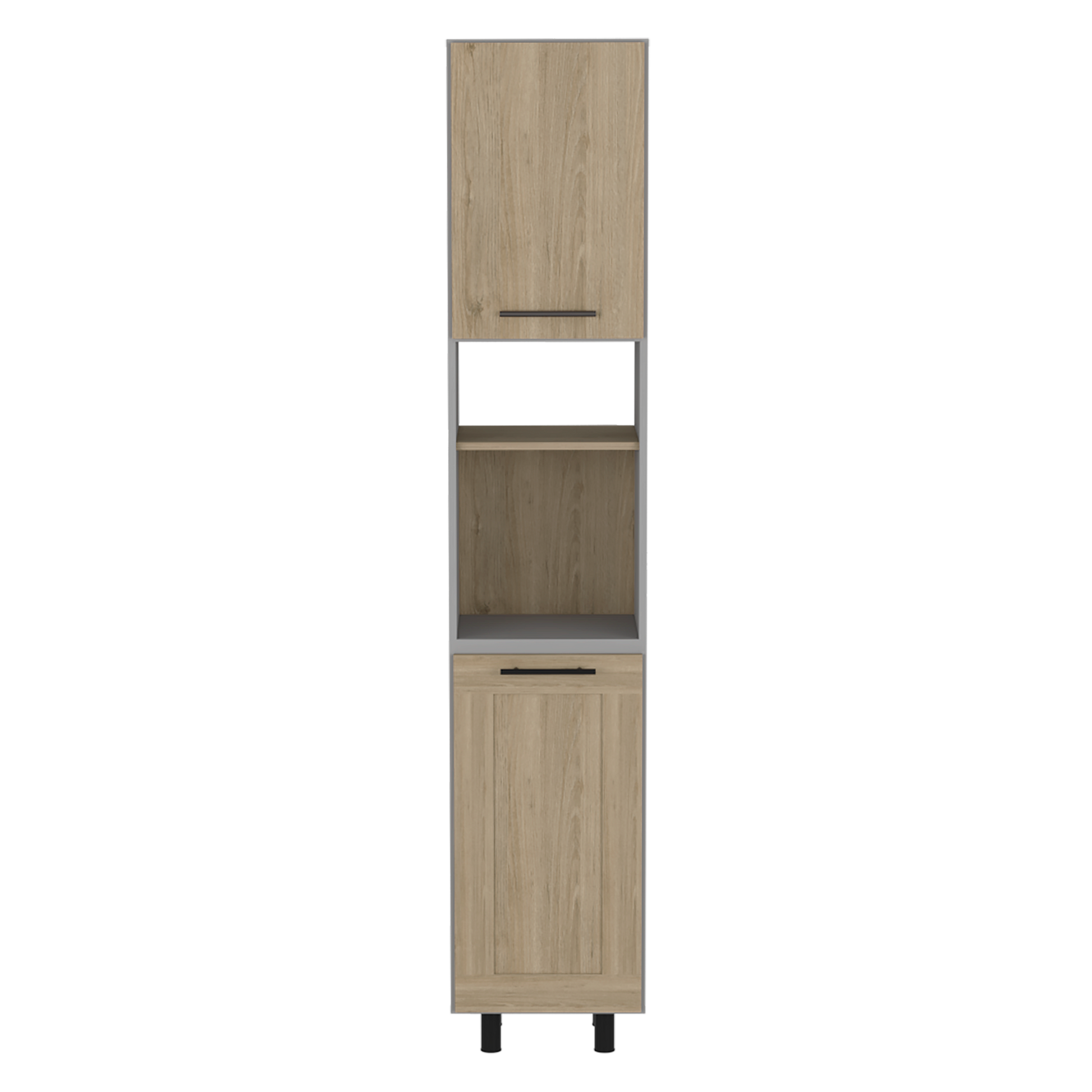 Alacena Kitchen 200X40 Hasselt Rta Rovere Gris