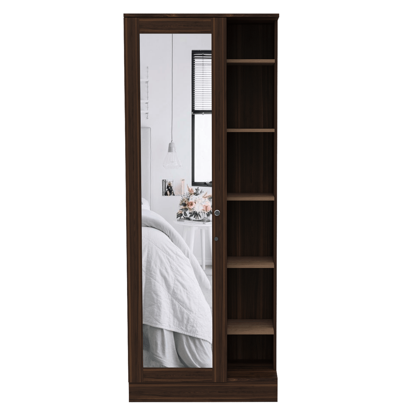 Armario Woman 180 X 70 X 37 Rta Nogal + Miel