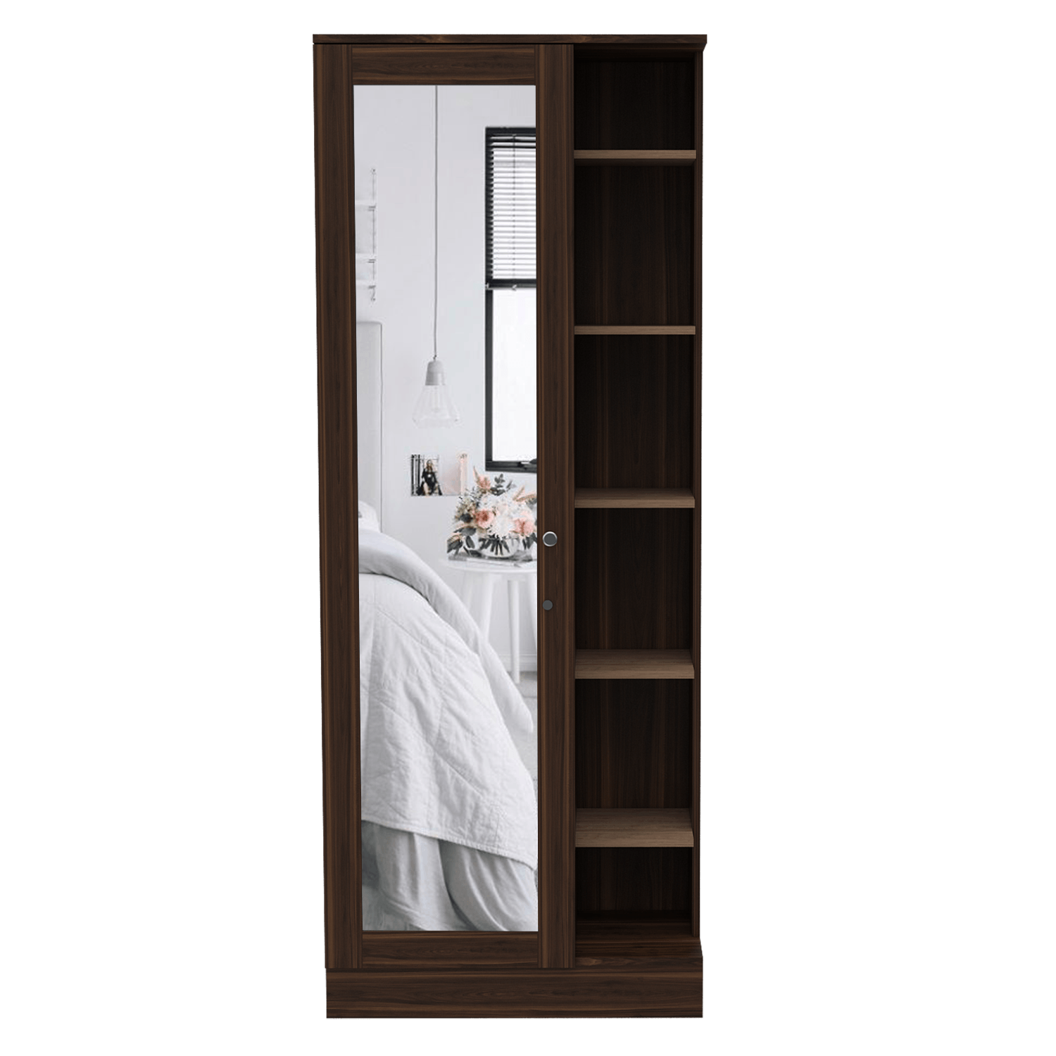 Armario Woman 180 X 70 X 37 Rta Nogal + Miel