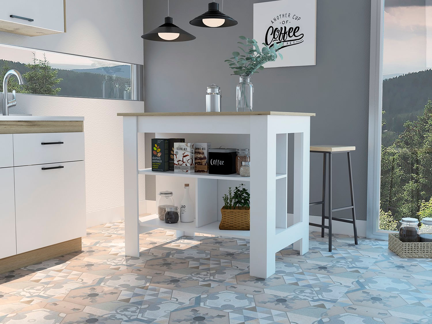Auxiliar De Cocina Salgar Duna Blanco