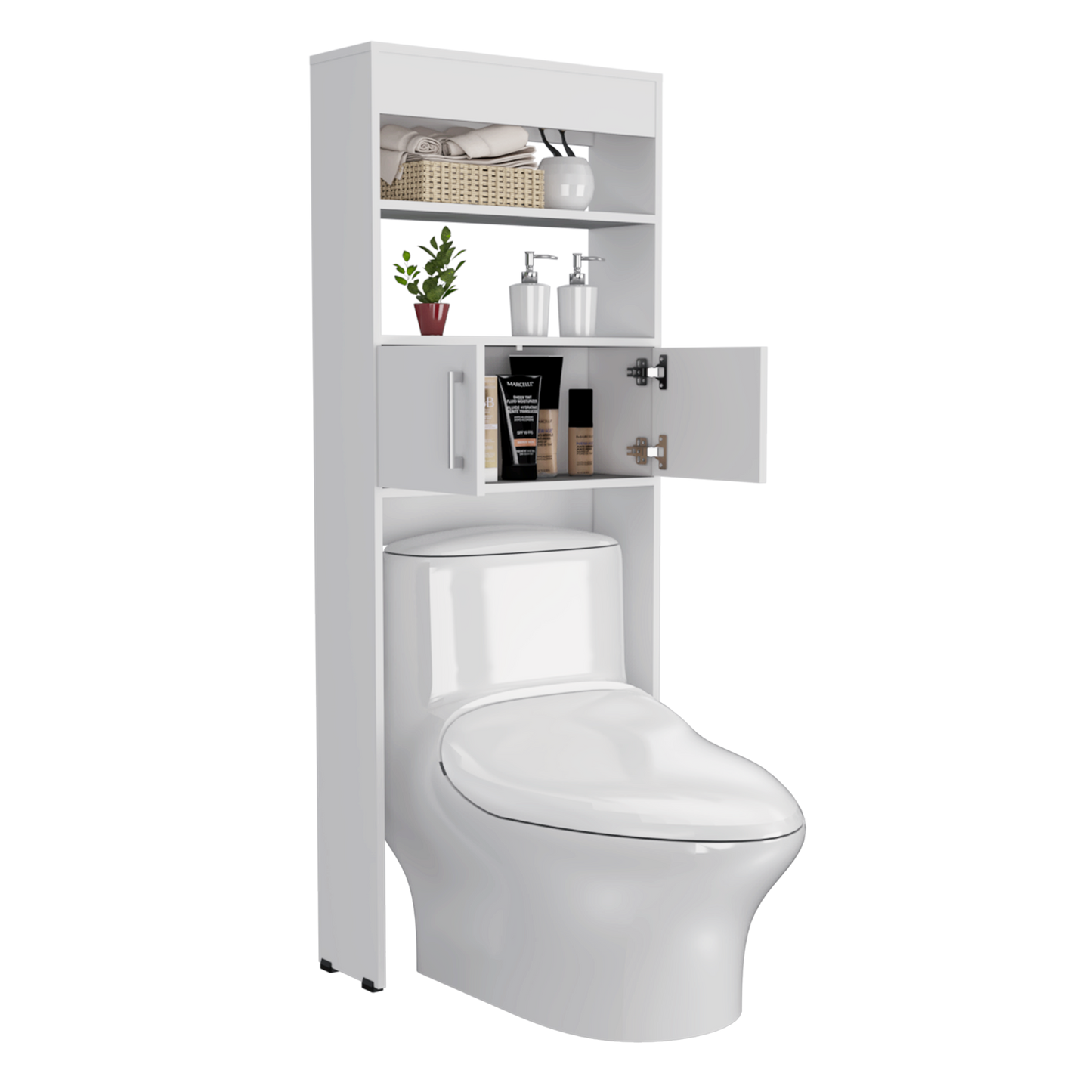 Ahorrador De Espacio Baño Madrid Rta Blanco