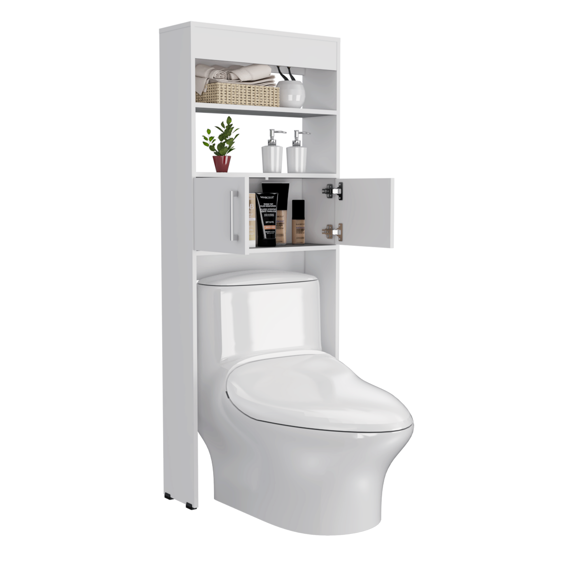 Ahorrador De Espacio Baño Madrid Rta Blanco