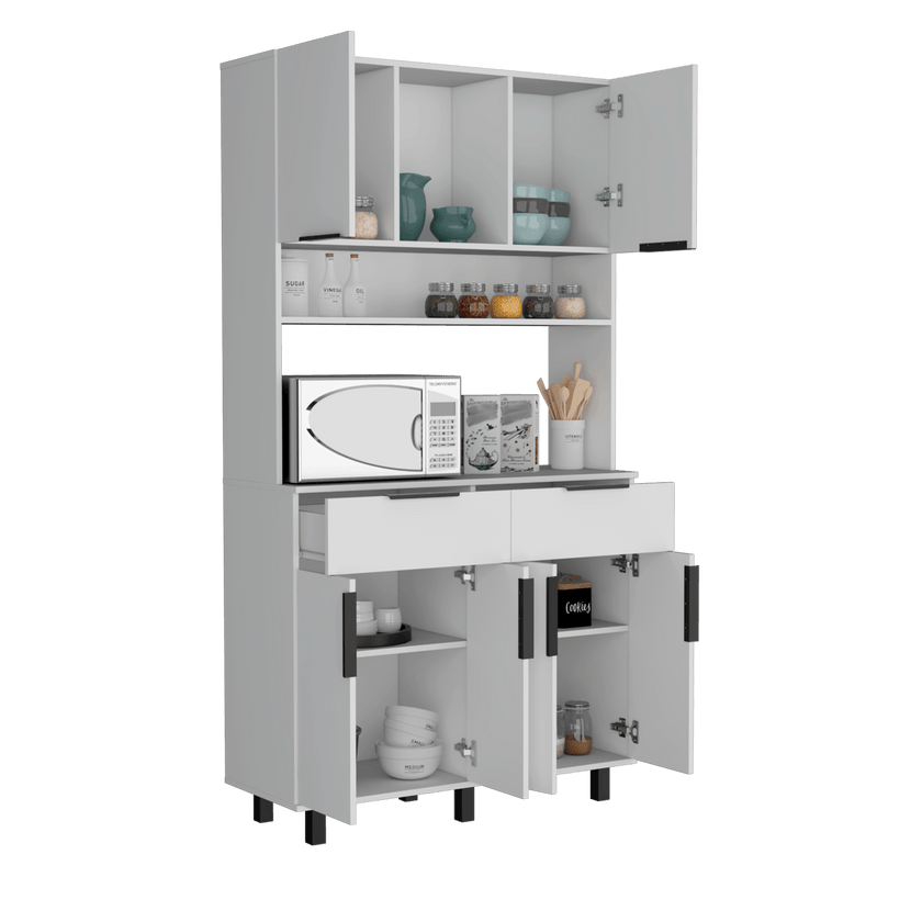 Alacena Oshawa 105 X197 Rta Blanco