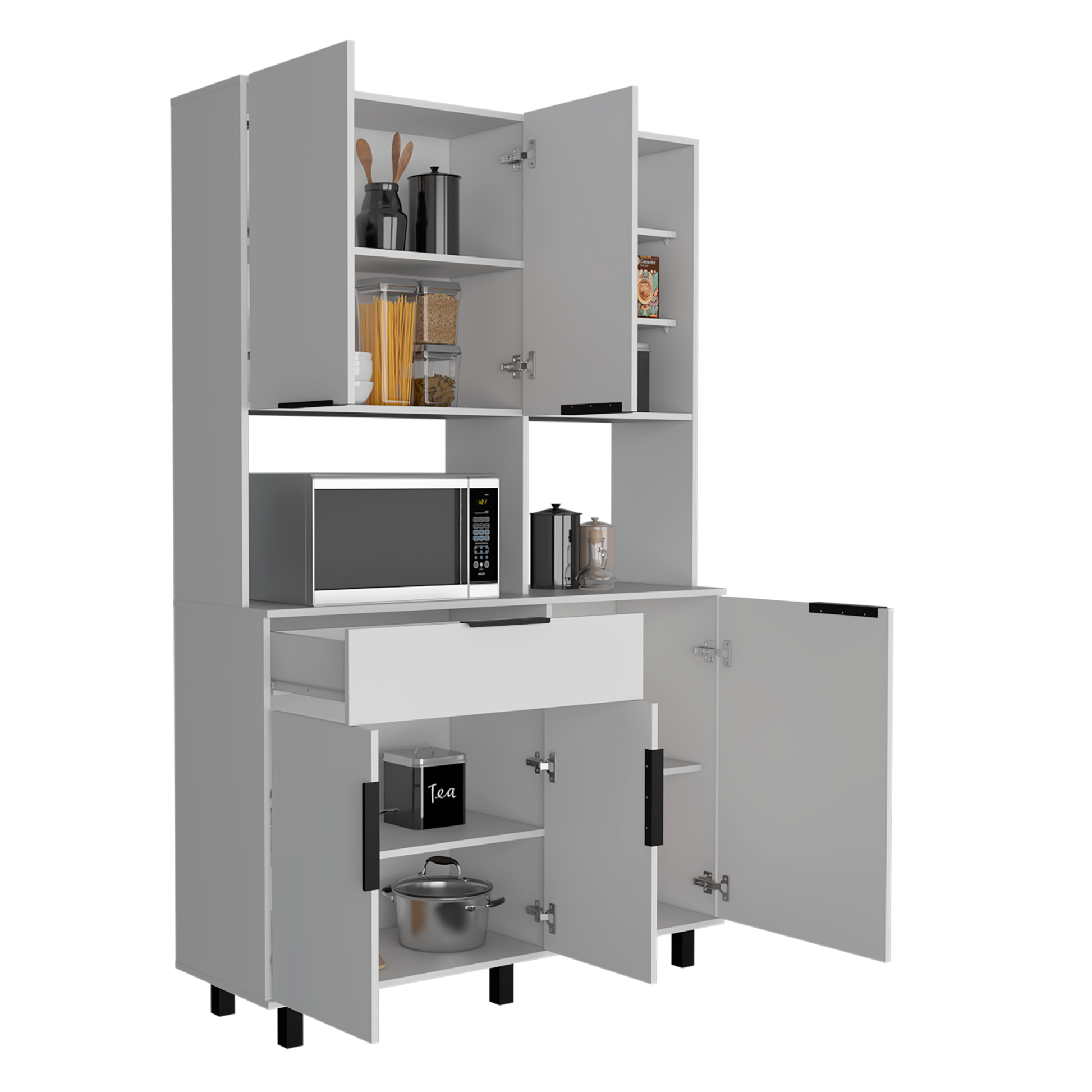 Alacena Oshawa 125X197 Rta Blanco