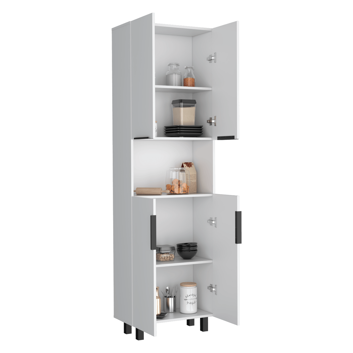 Alacena Multiusos Oshawa 197X60 Rta Blanco