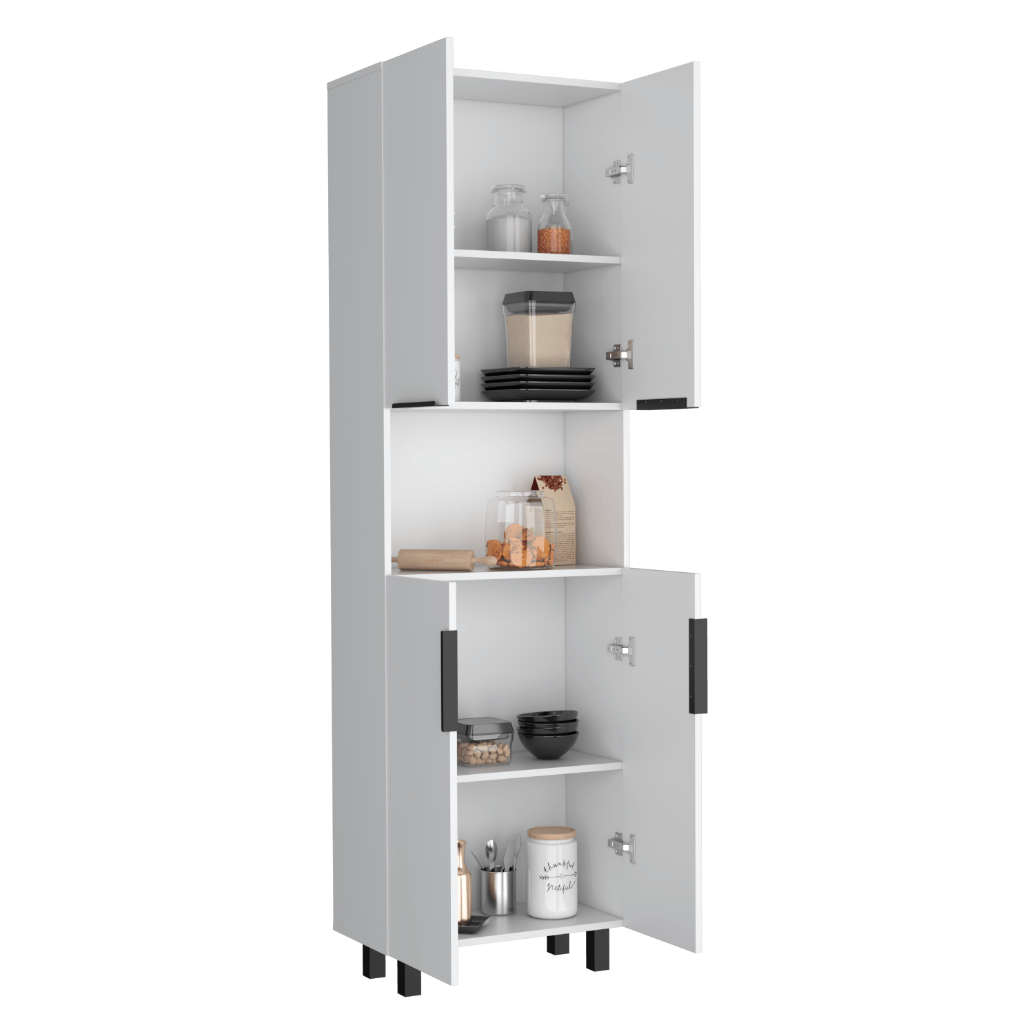 Alacena Multiusos Oshawa 197X60 Rta Blanco