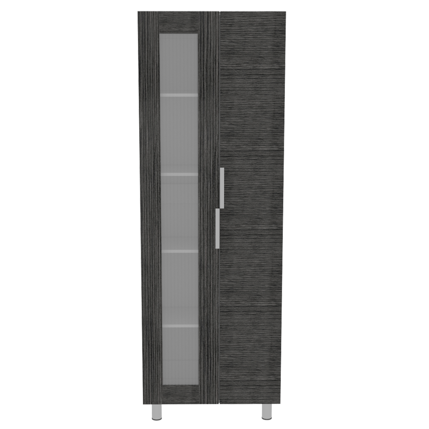 Mueble Alacena Fendi Rta Blanco + Roble Gris