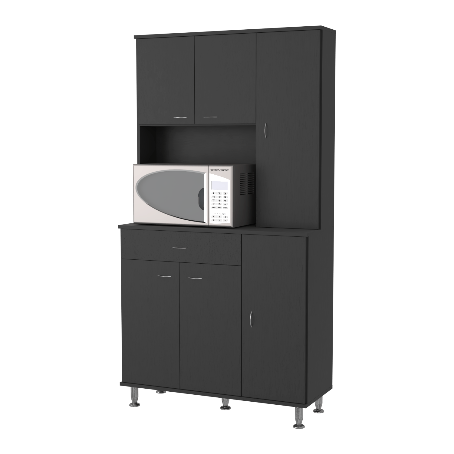 Mueble Alacena Della 90 Rta Wengue Zf