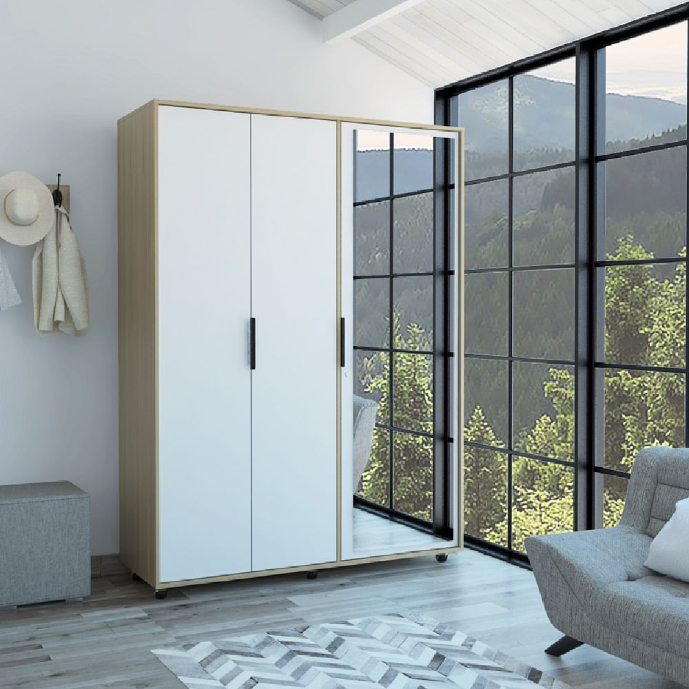 Armario Kaia 2 Rovere Blanco
