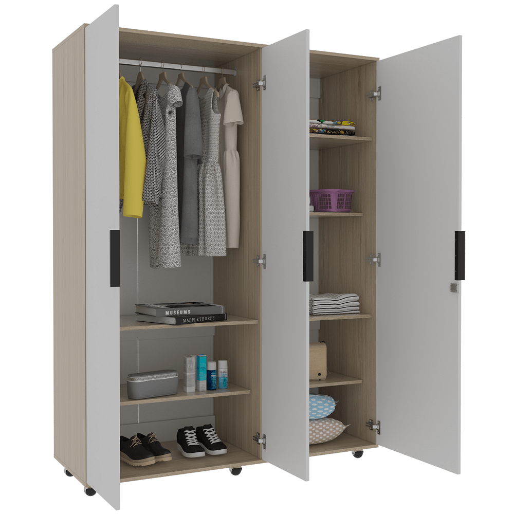 Armario Kaia 2 Rovere Blanco