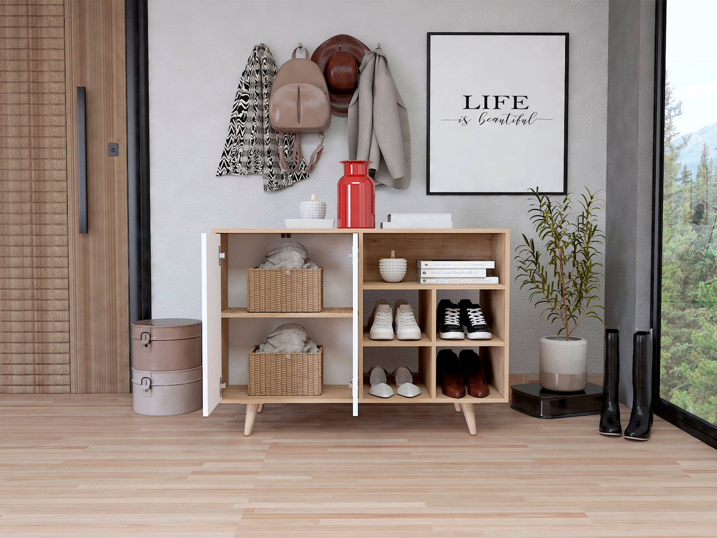 Recibidor Bora Rta Rovere + Blanco