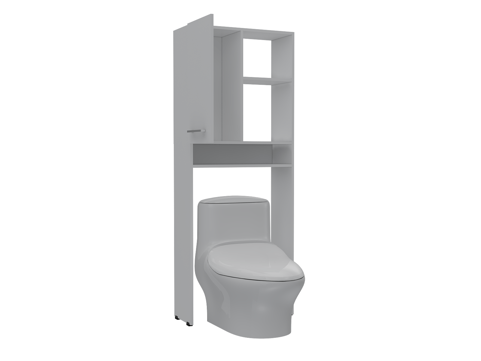 Ahorrador De Espacio Baño Shangai Rta Blanco