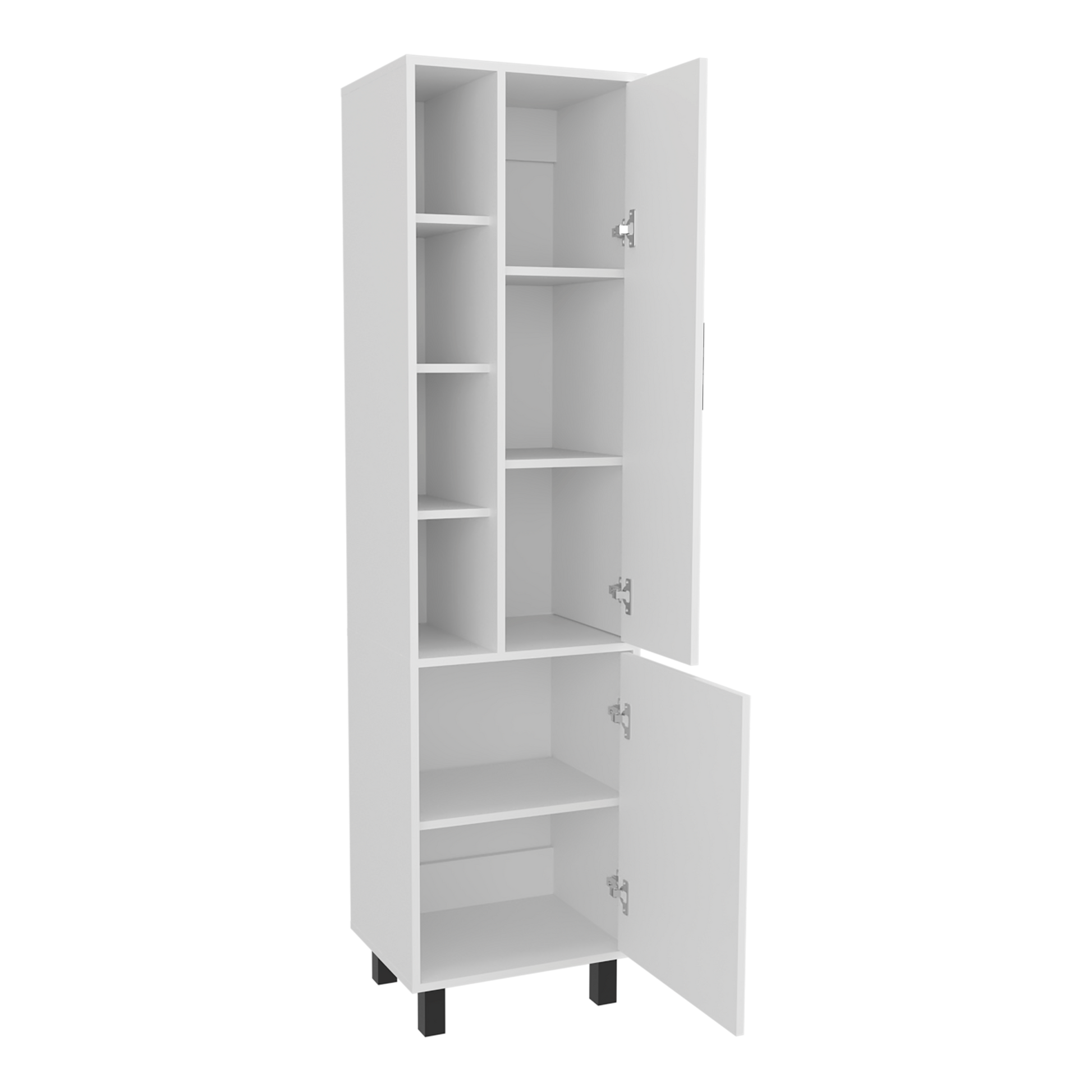 Mueble Alacena Stanton 173X45X35 Rta Blanco Zf