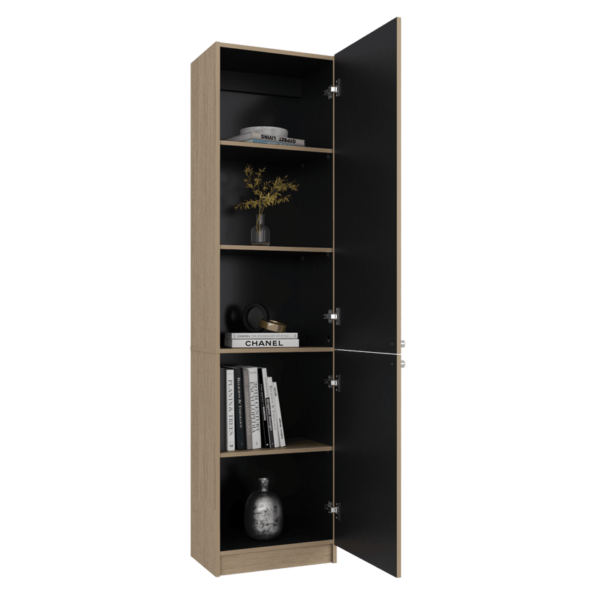Estante Home E-M5 180X45X31 Rta Cartagena Wengue Zf