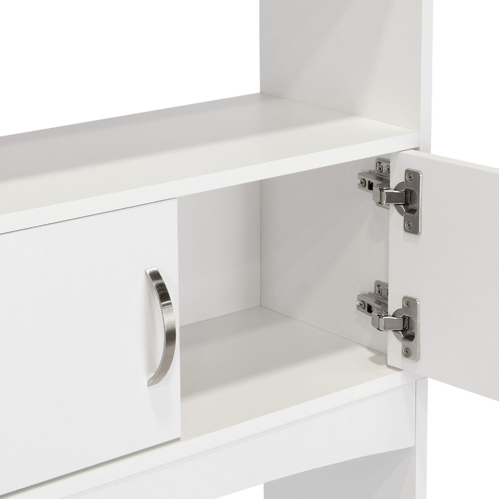Mueble Ahorrador De Espacio Para Baño Malta Rta Blanco