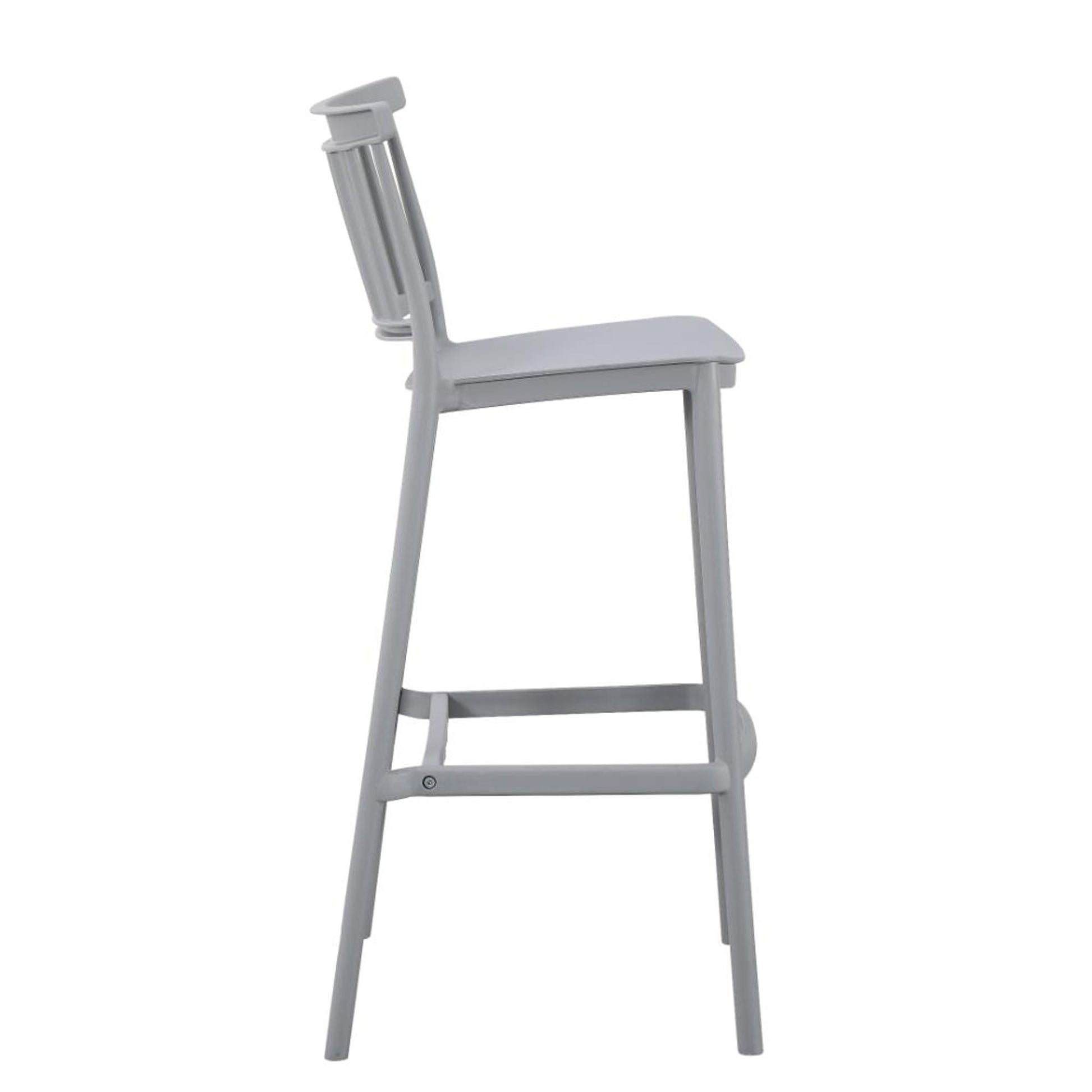Silla Bar Oxford 104X37X48 Rta Gris