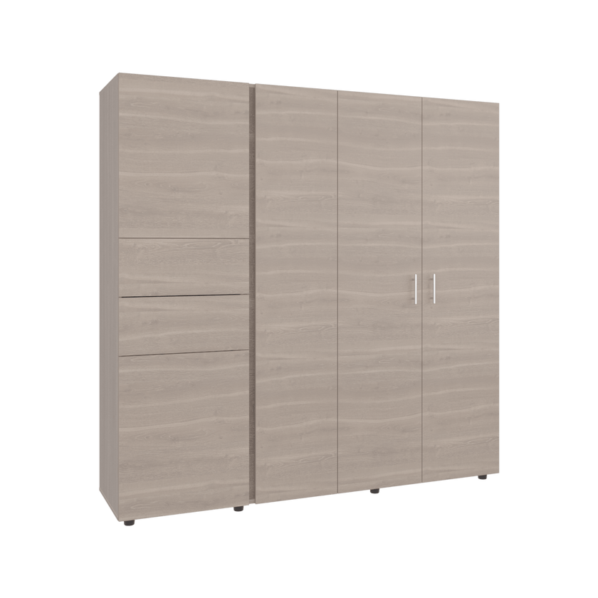 Closet Antalya 200X200X52 Rta Bardolino Blanco N/A