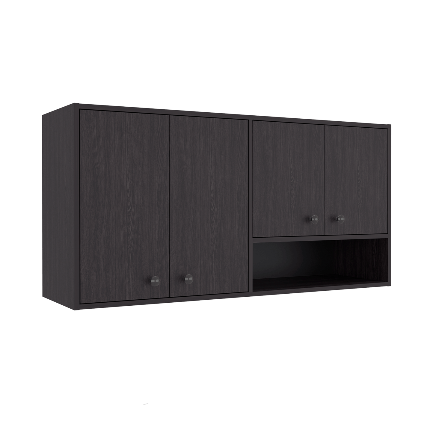 Mueble Superior De Cocina Napoles 60X120X35 Rta Wengue Zf