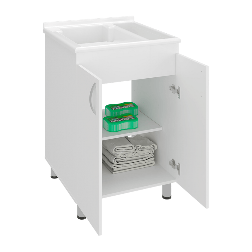 Lavadero Foster 88X60X45 Rta Blanco Zf