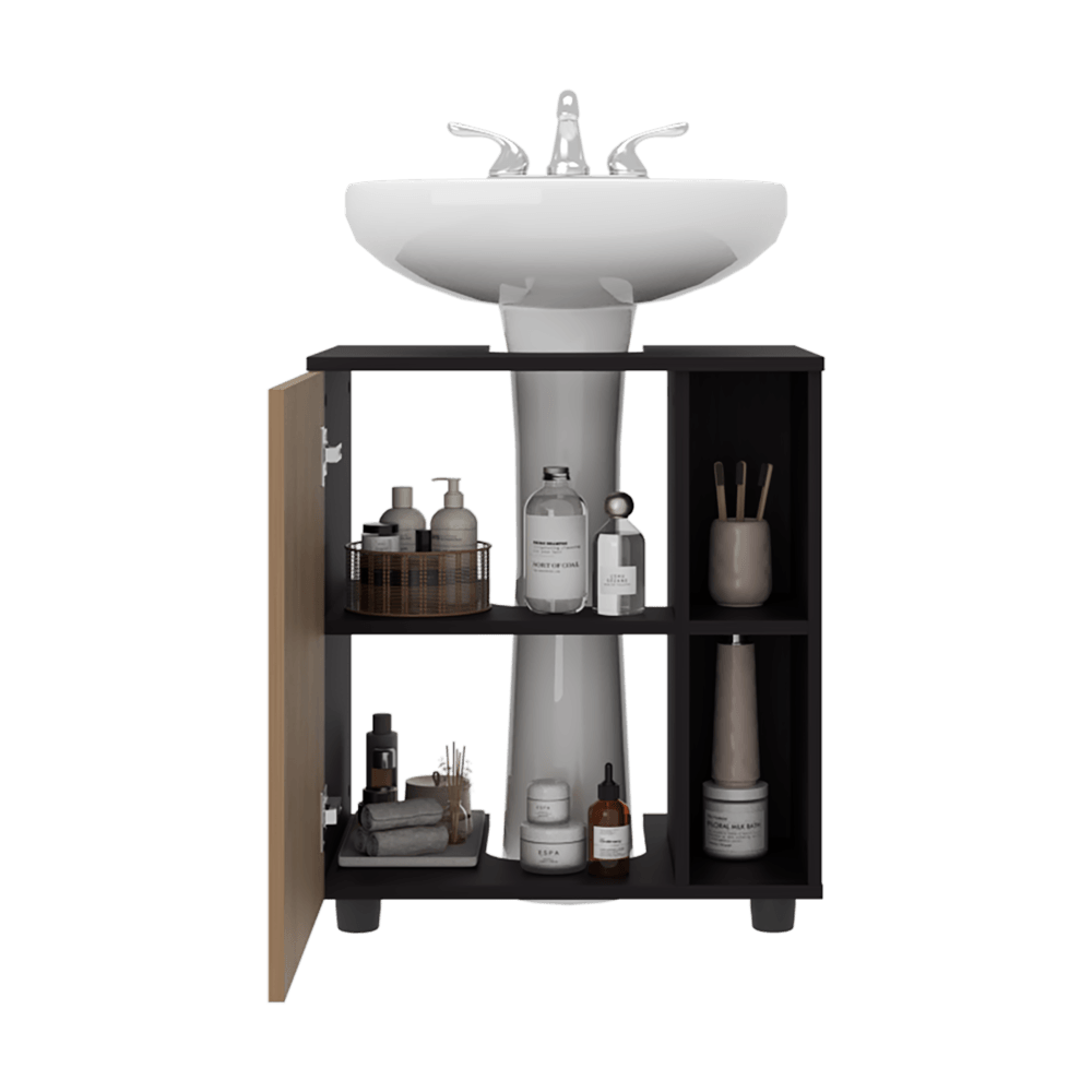 Mueble Para Lavamanos Pascuale 62X55X41 Rta Wengue Fresno Zf