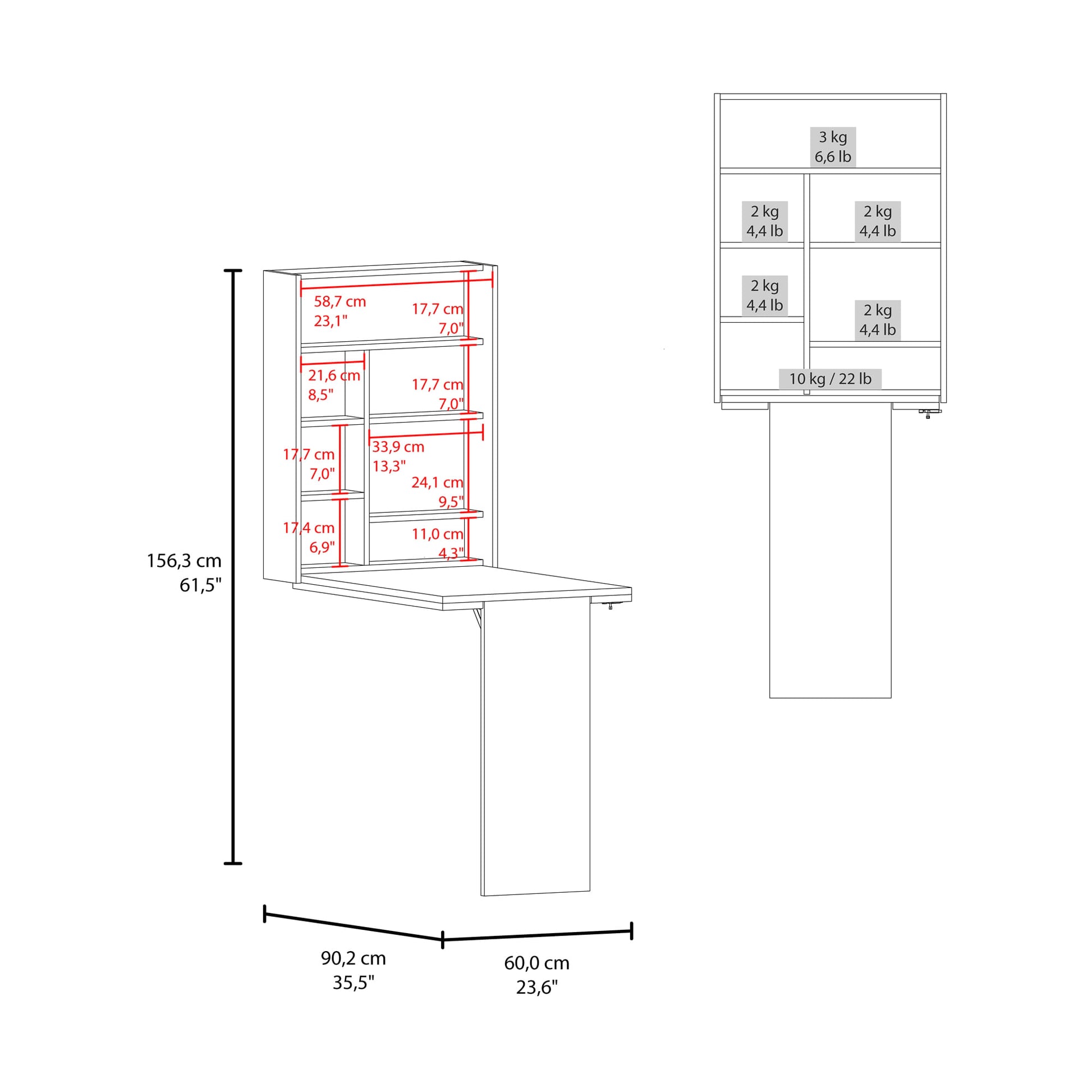 Barra Plegable Vatta 80X60X17 Rta Cannolo Zf