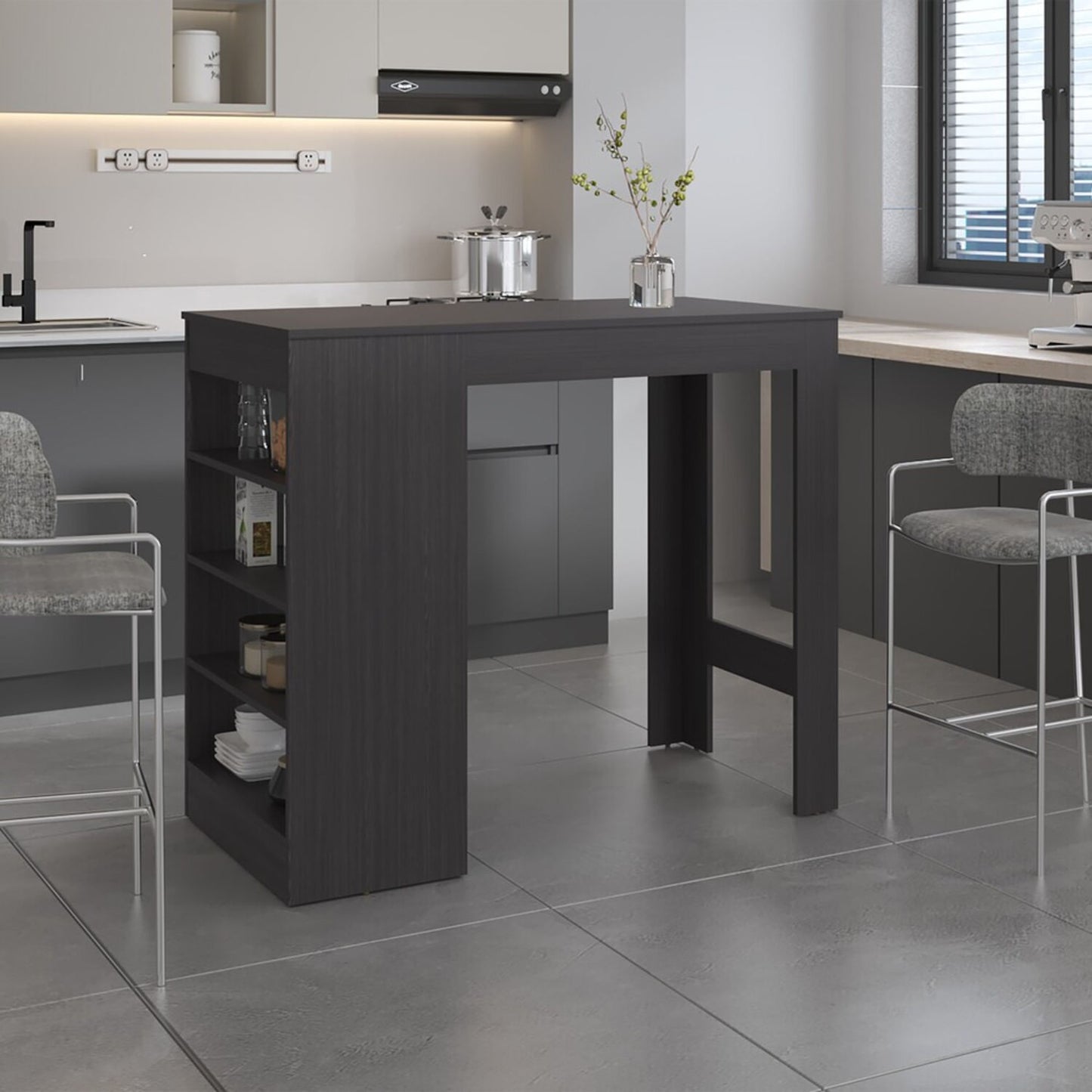 Barra Auxiliar Greer 102X119X59 Rta Wengue Zf