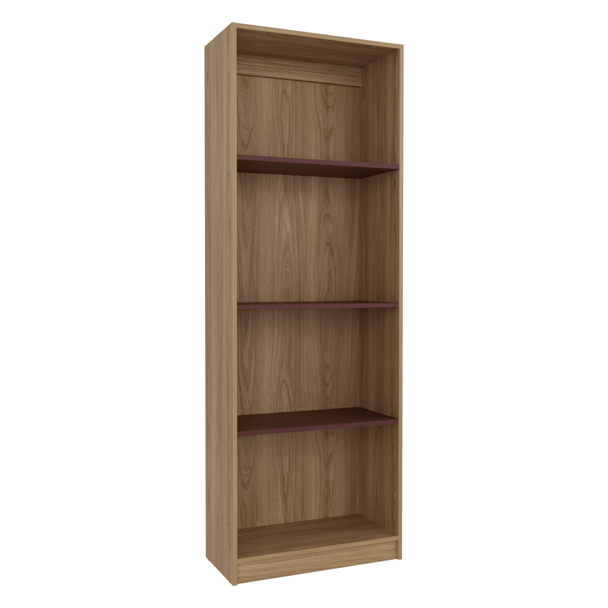 Estante Home 180X62X29 Rta Fresno Eu Burdeos
