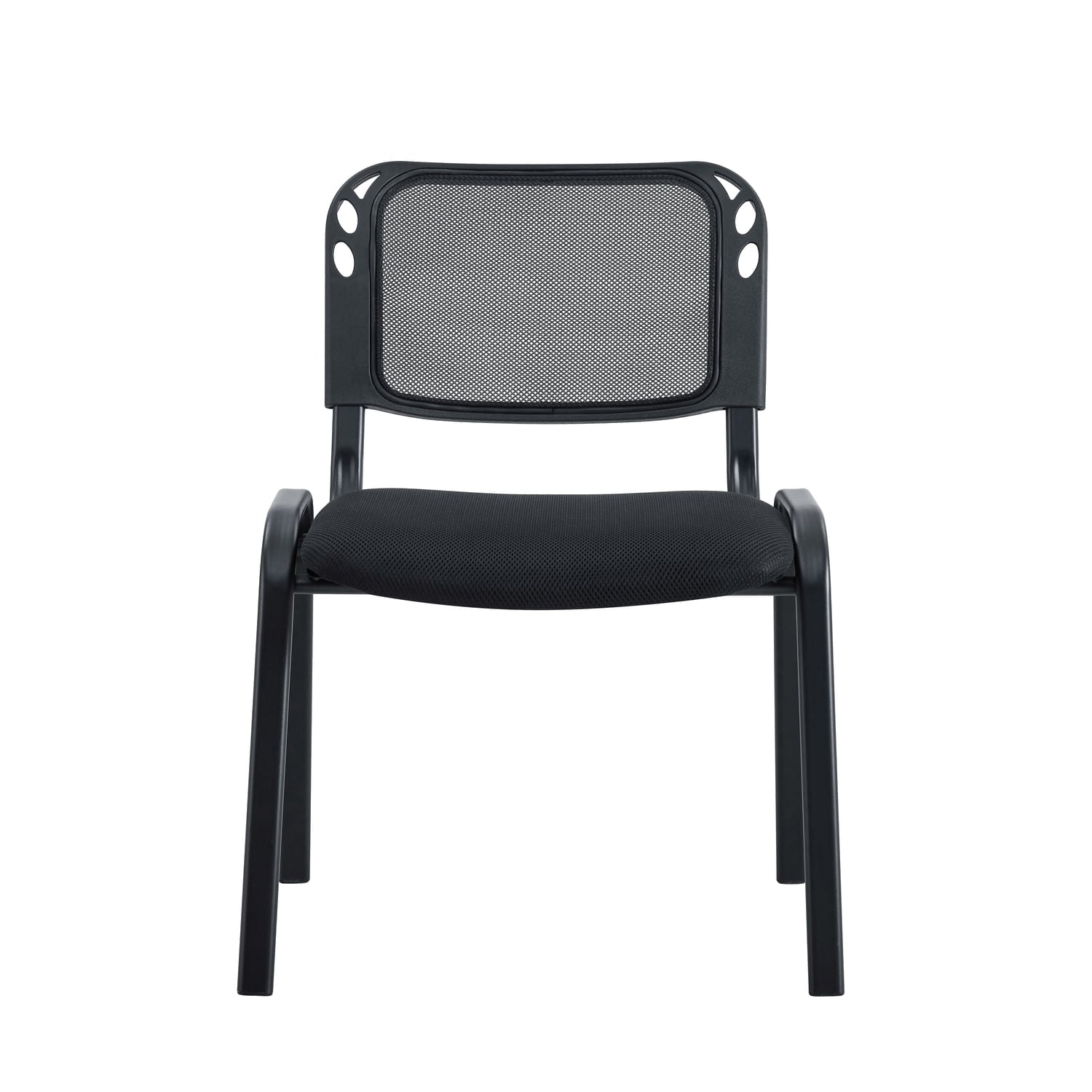 Set X5 Silla Interlocutura Malla Bm-1121 77X54X59 Rta Negro