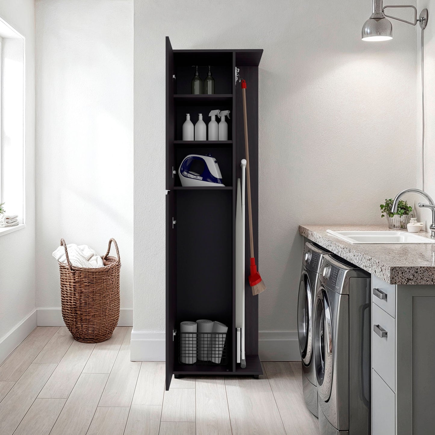 Mueble De Aseo Austin 181X51X36 Rta Wengue Zf