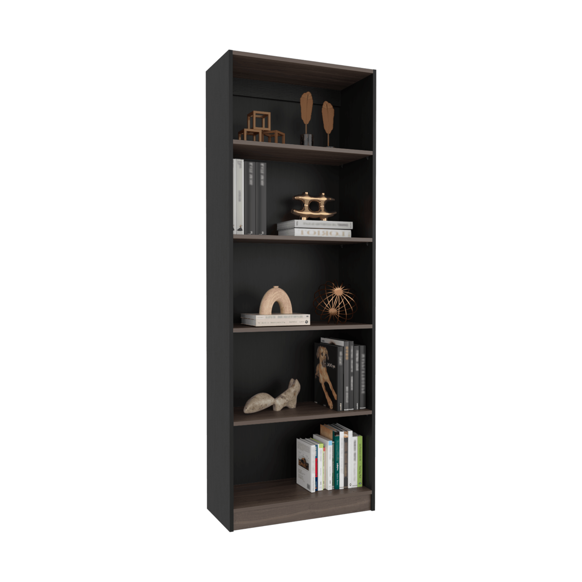 Estante Home E3 180X62X29 Rta Wengue Milan