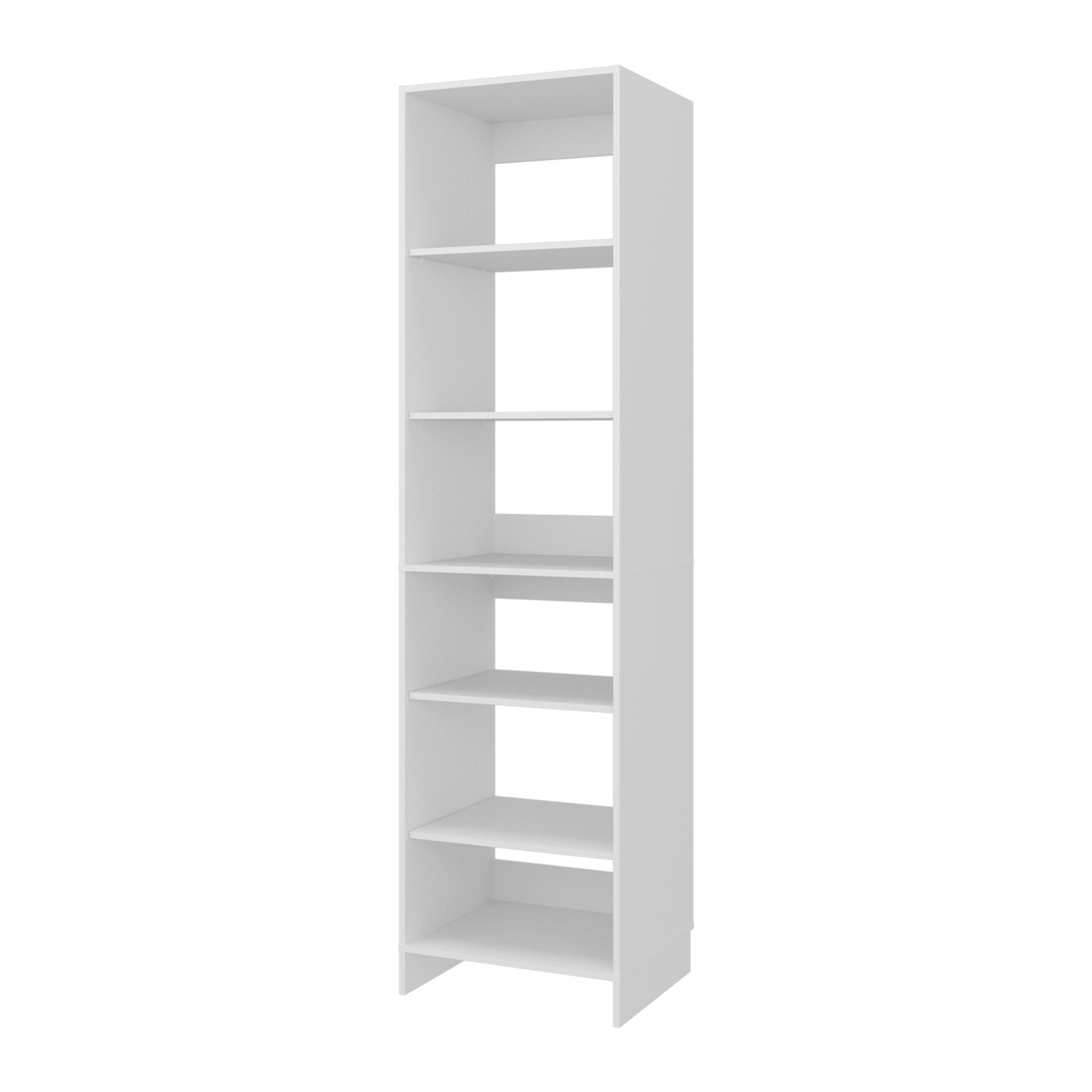 Closet Eco 4 Estantes 213X55X48 Kronos Blanco Zf