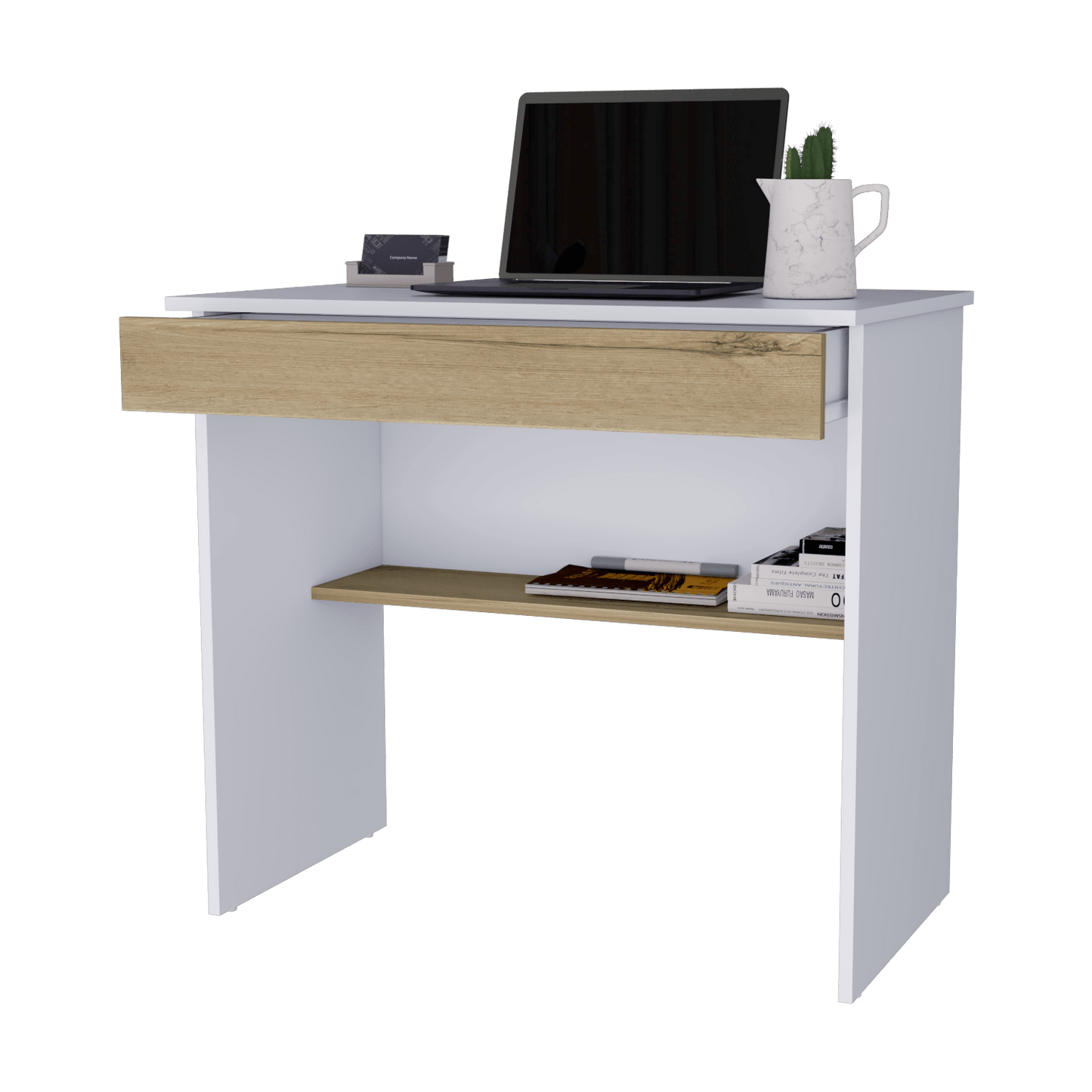 Escritorio Ohio Z80 Cajon Rta Blanco Duna