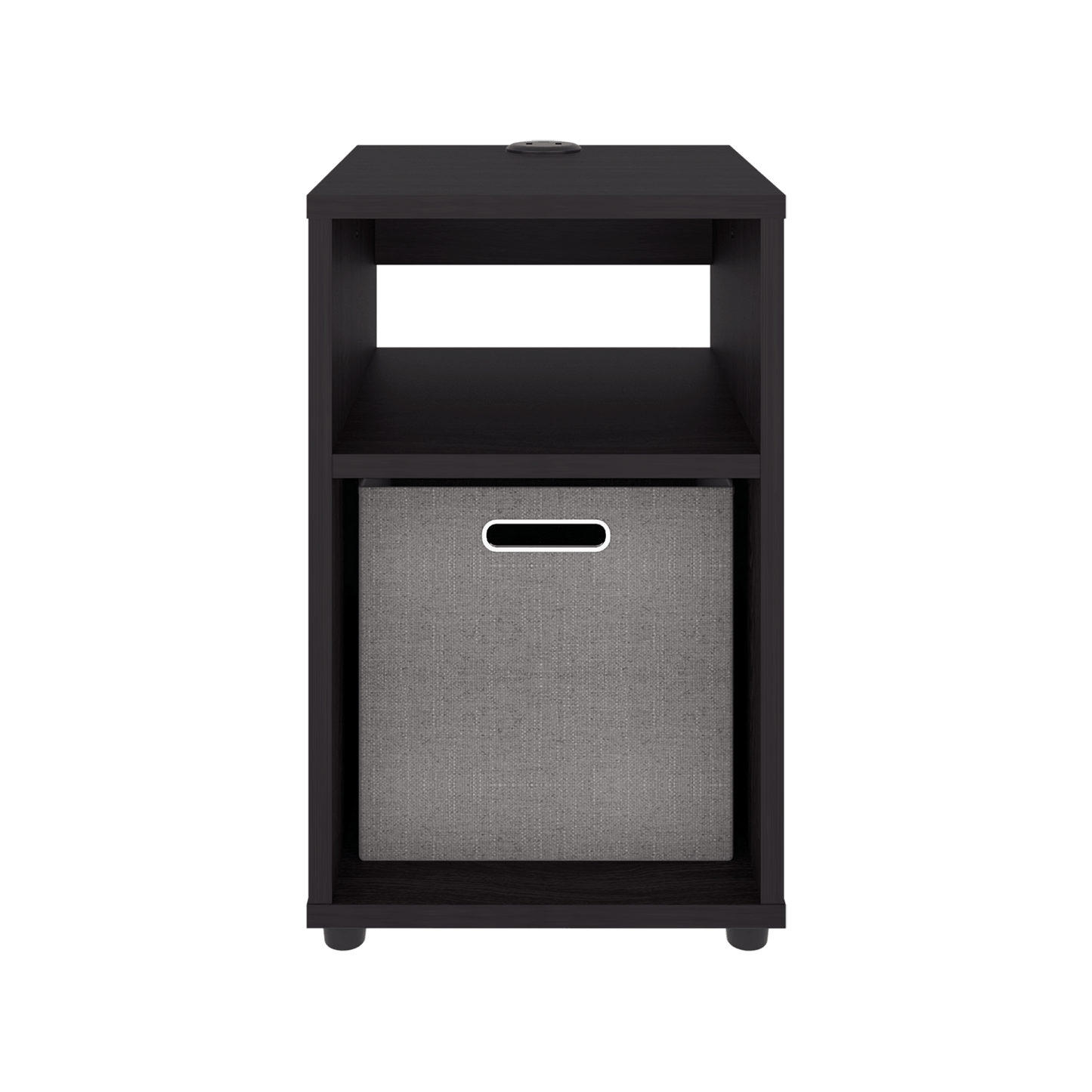 Mesa Axuliliar Usb Mercer 48X30X32 Rta Wengue Zf
