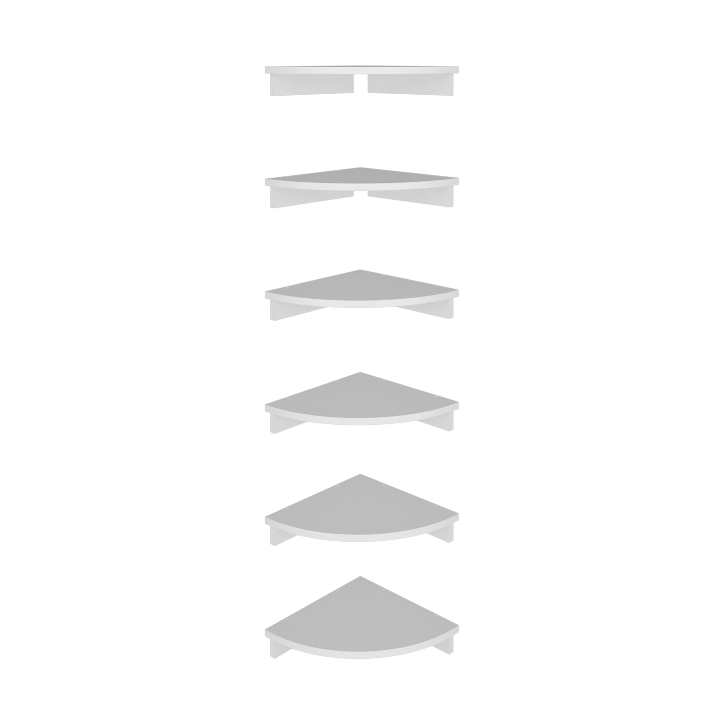 Repisa Flotante Shelf 6X30X30 Rta Blanco Zf