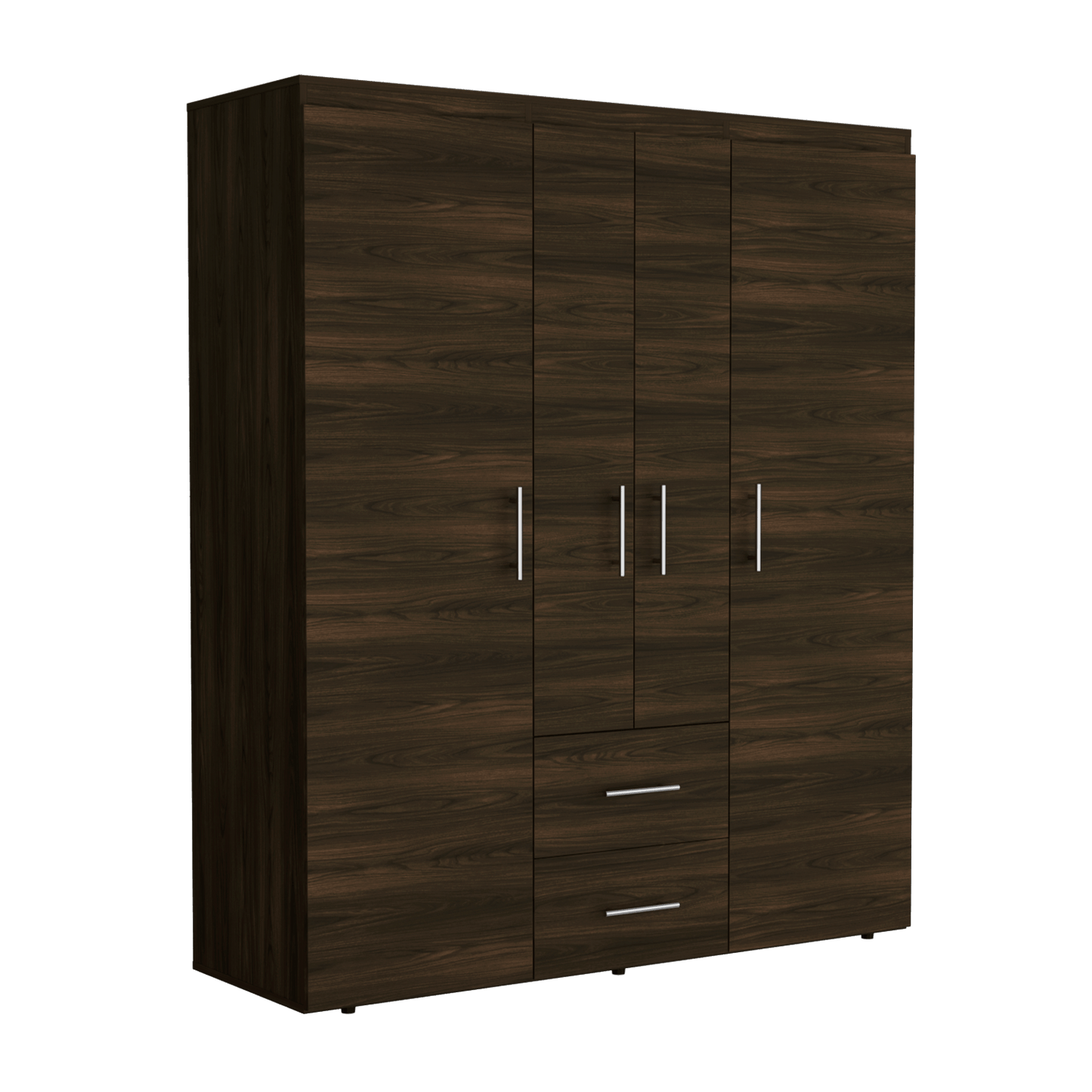 Closet Bariloche Eco 150 177X150X50 Rta Nogal Europeo