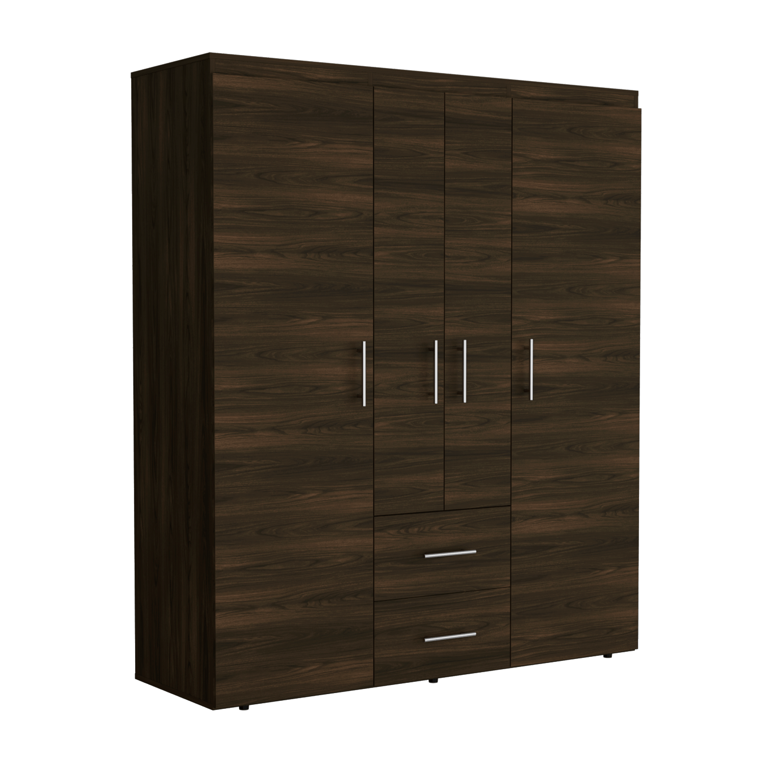 Closet Bariloche Eco 150 177X150X50 Rta Nogal Europeo