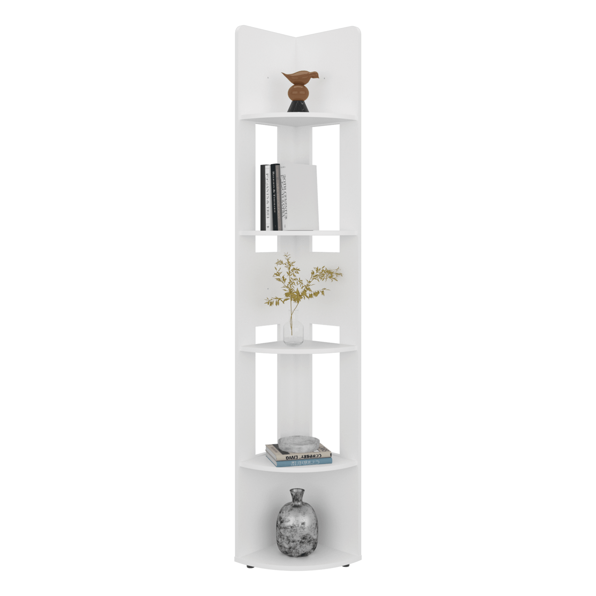 Estante Esquinero Home E-M7 180X30X30 Rta Blanco Zf