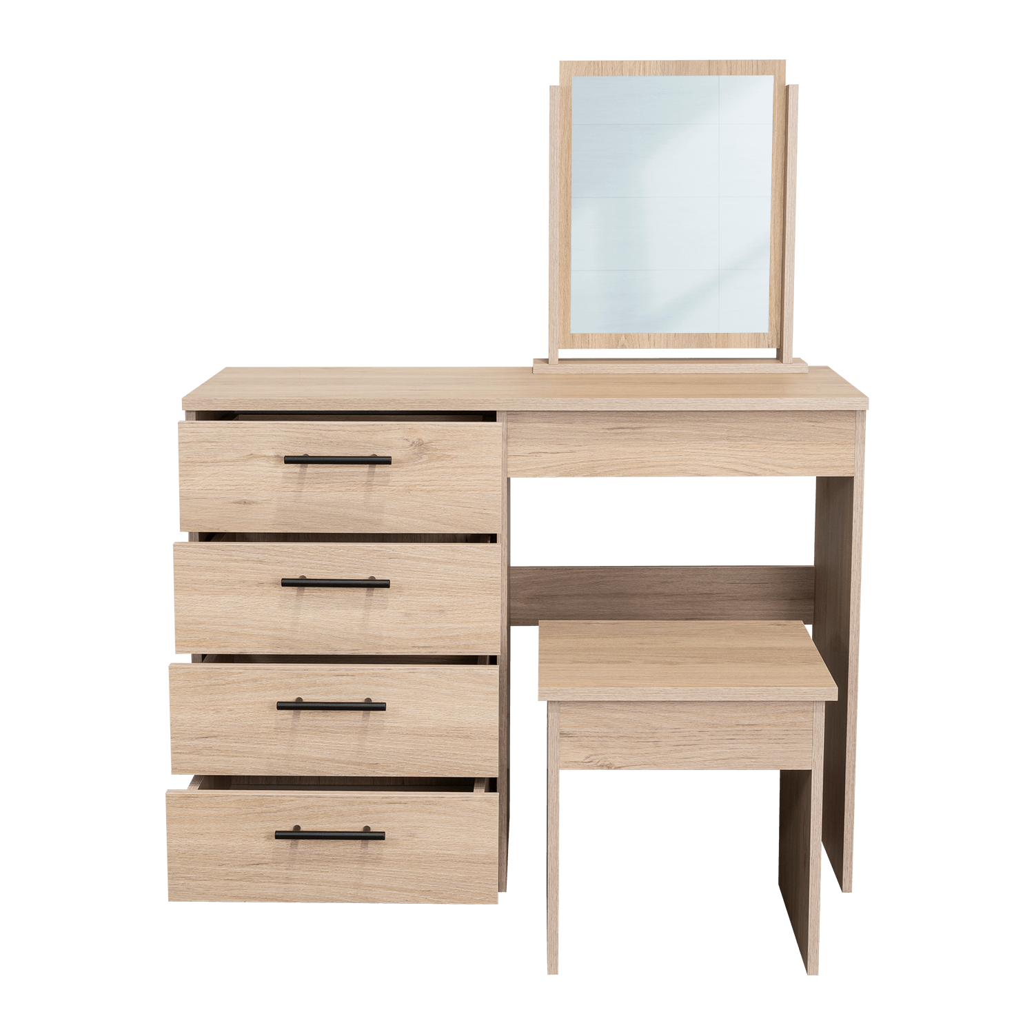Mueble Tocador Kaia Rta Rovere + Blanco