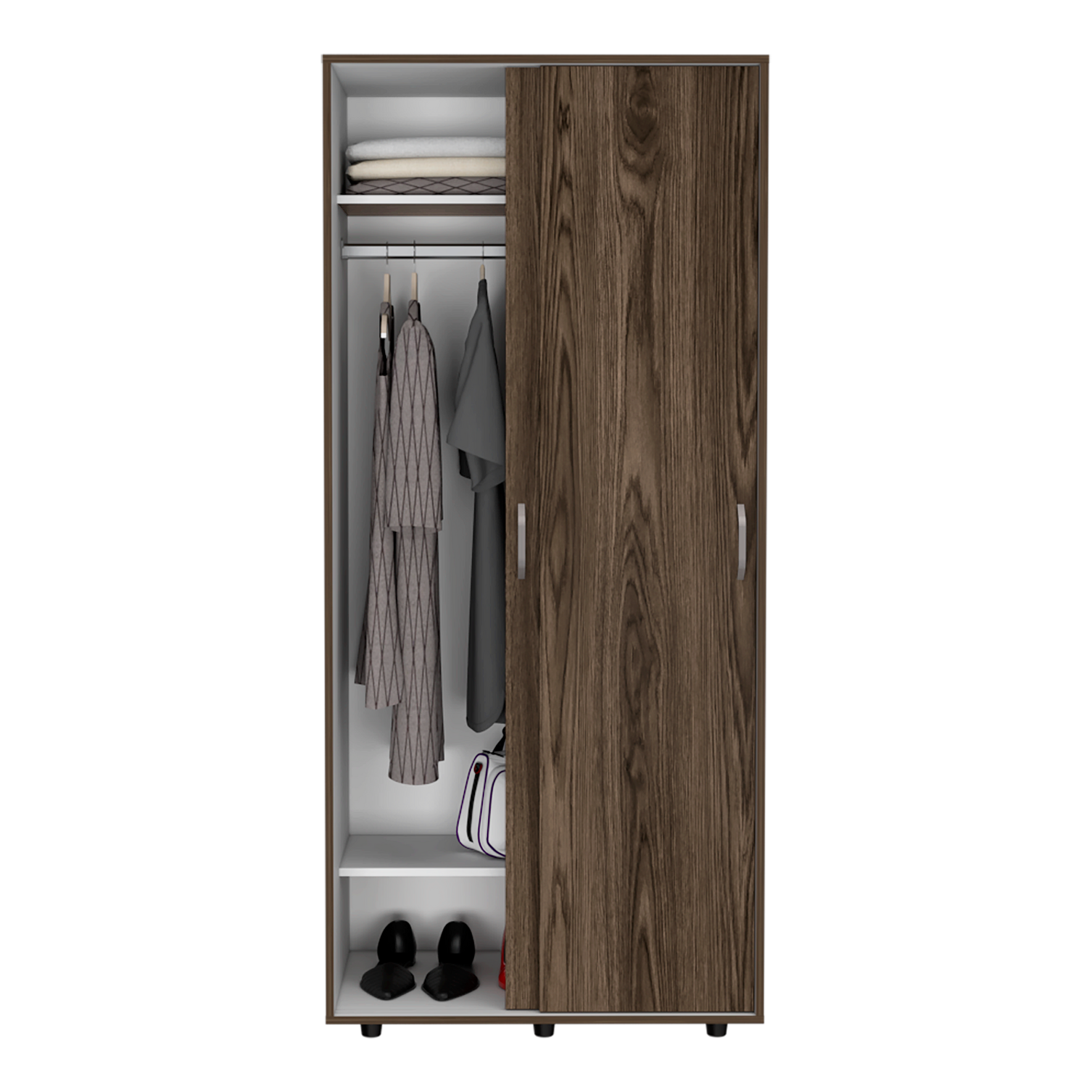 Closet Belfort 180 X 80 X 53 Rta Milan + Blanco