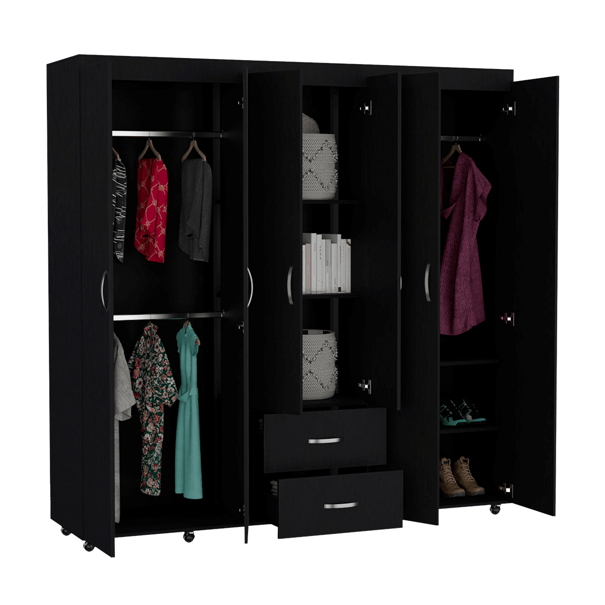 Closet Barilo 200X200X50 Rta Wengue