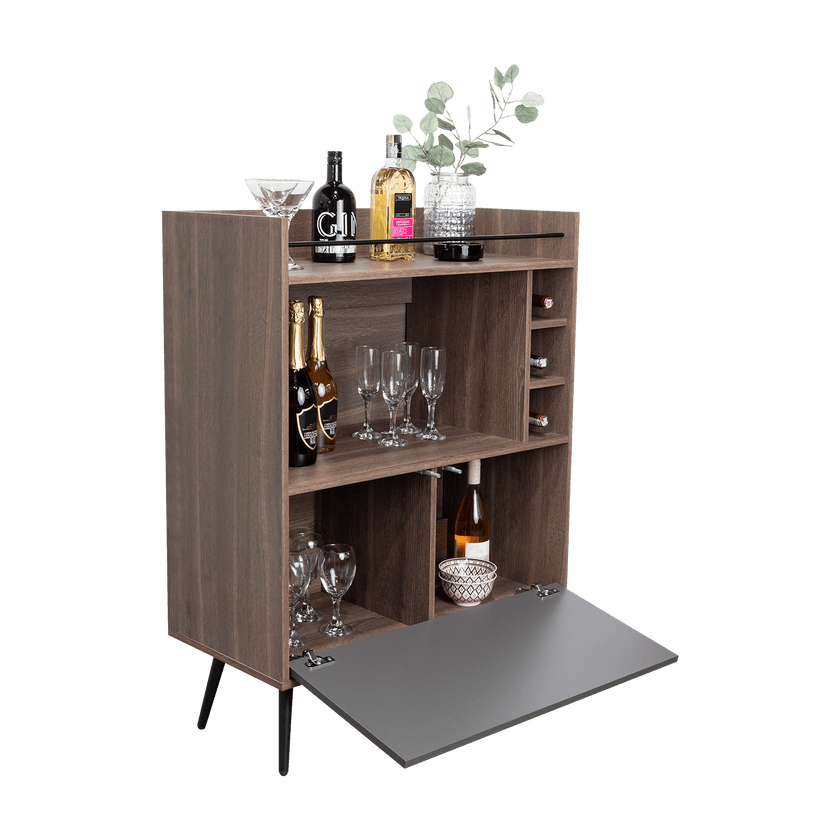 Bar Zurich 107X80X39 Rta Milan Plomo