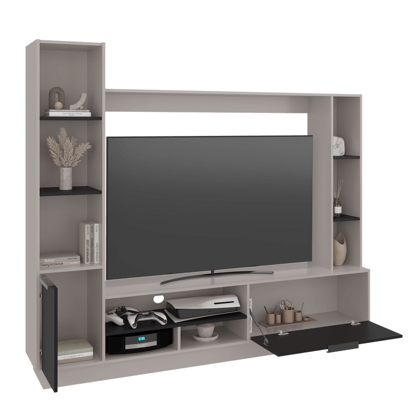 Centro Entretenimiento Marsella 176X202X35 Rta Capri Wengue
