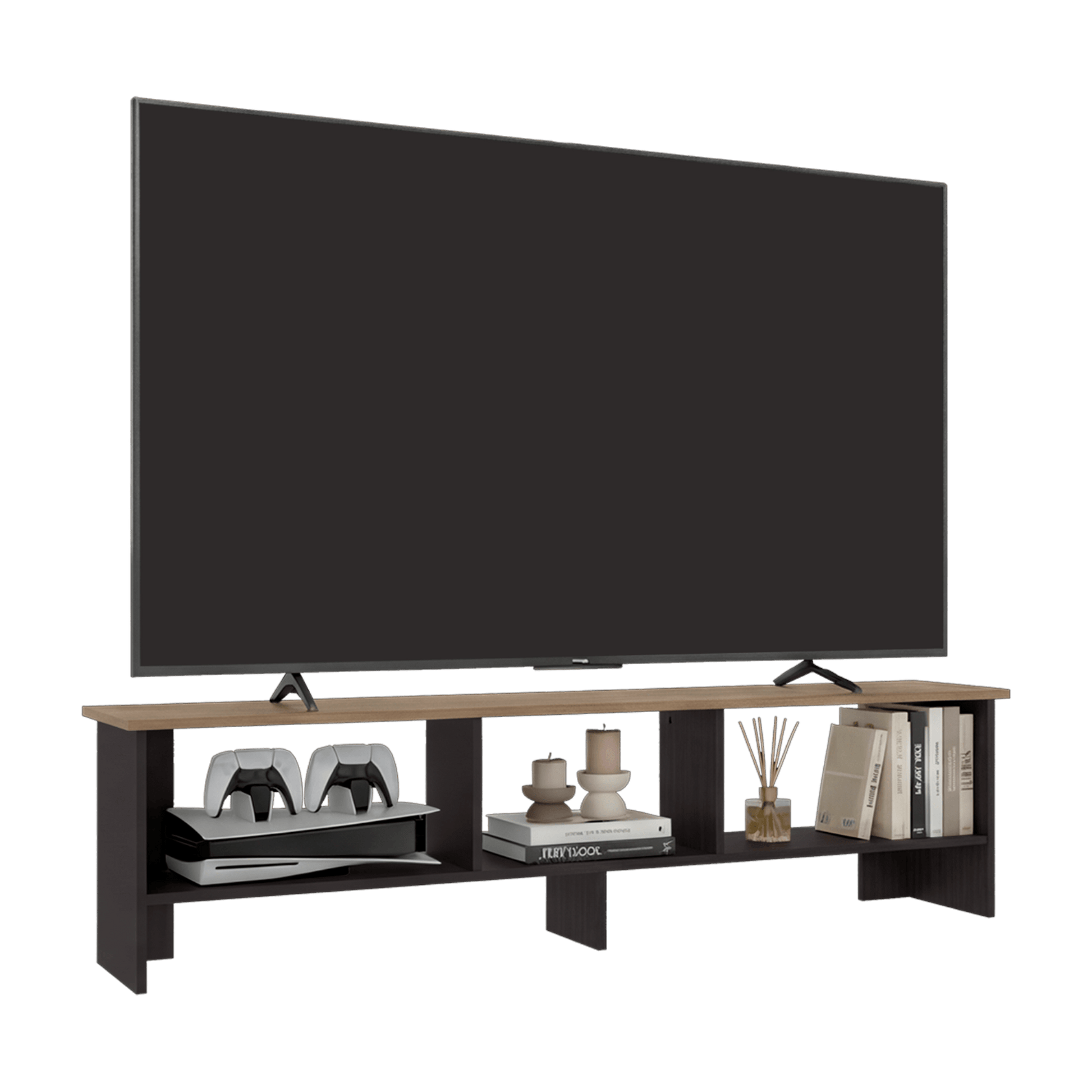 Rack De Tv 65" Belga 41X160X31 Rta Wengue Fresno Zf